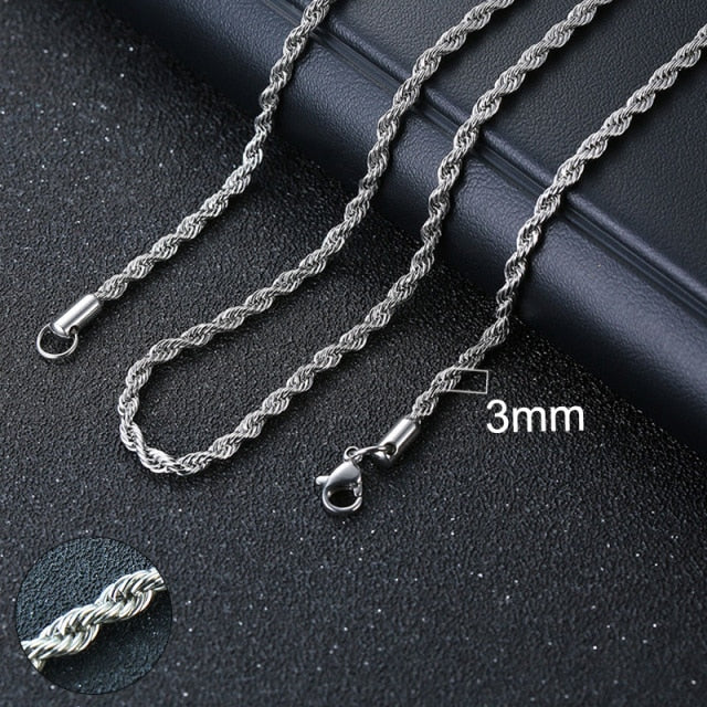 Cuban Chain Necklace for Men and Women