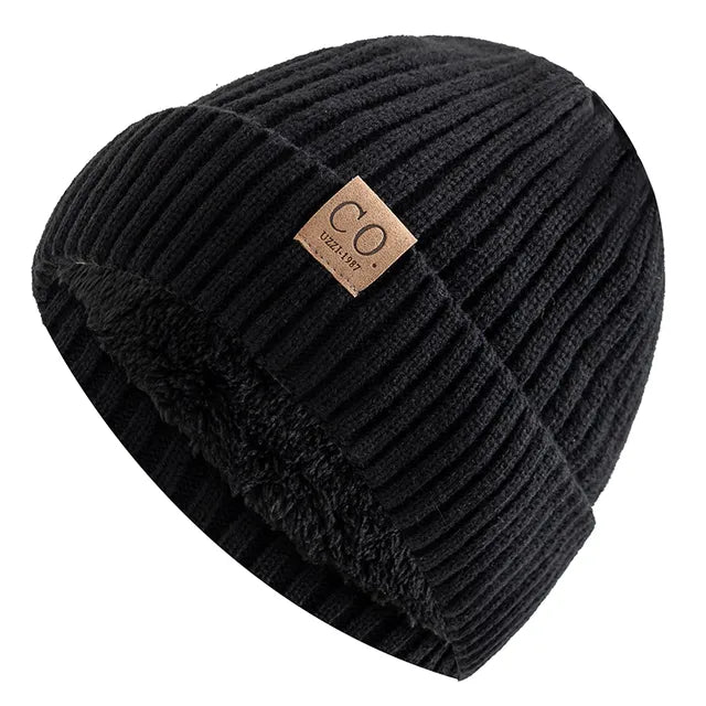 Two-Tone Winter Knitted Beanie