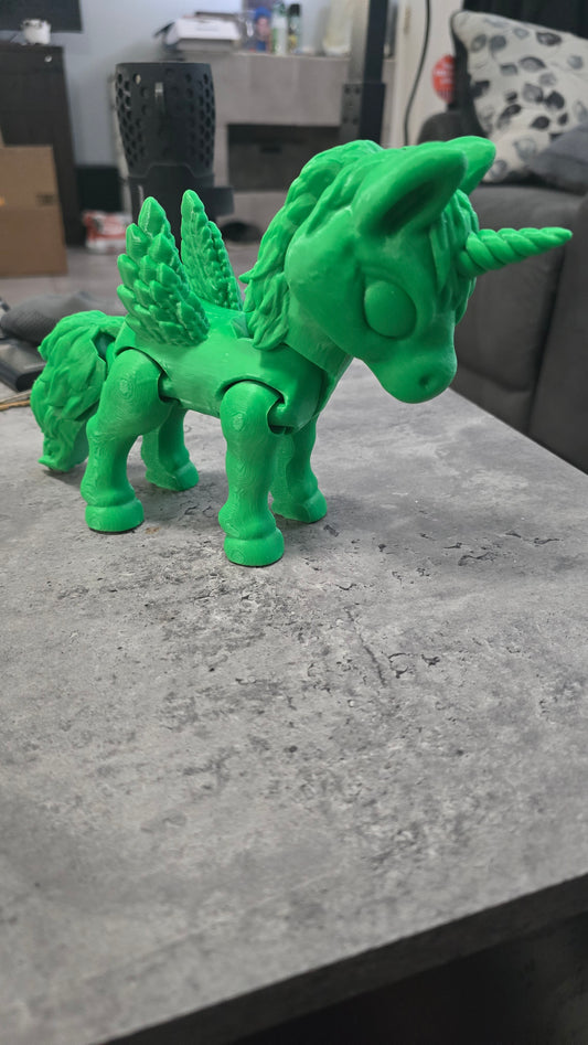 Mythical unicorn Pegasus