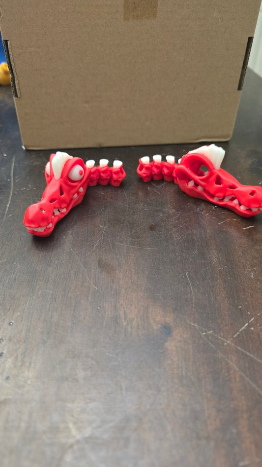 Spinosaurus Keychain and Fish snack