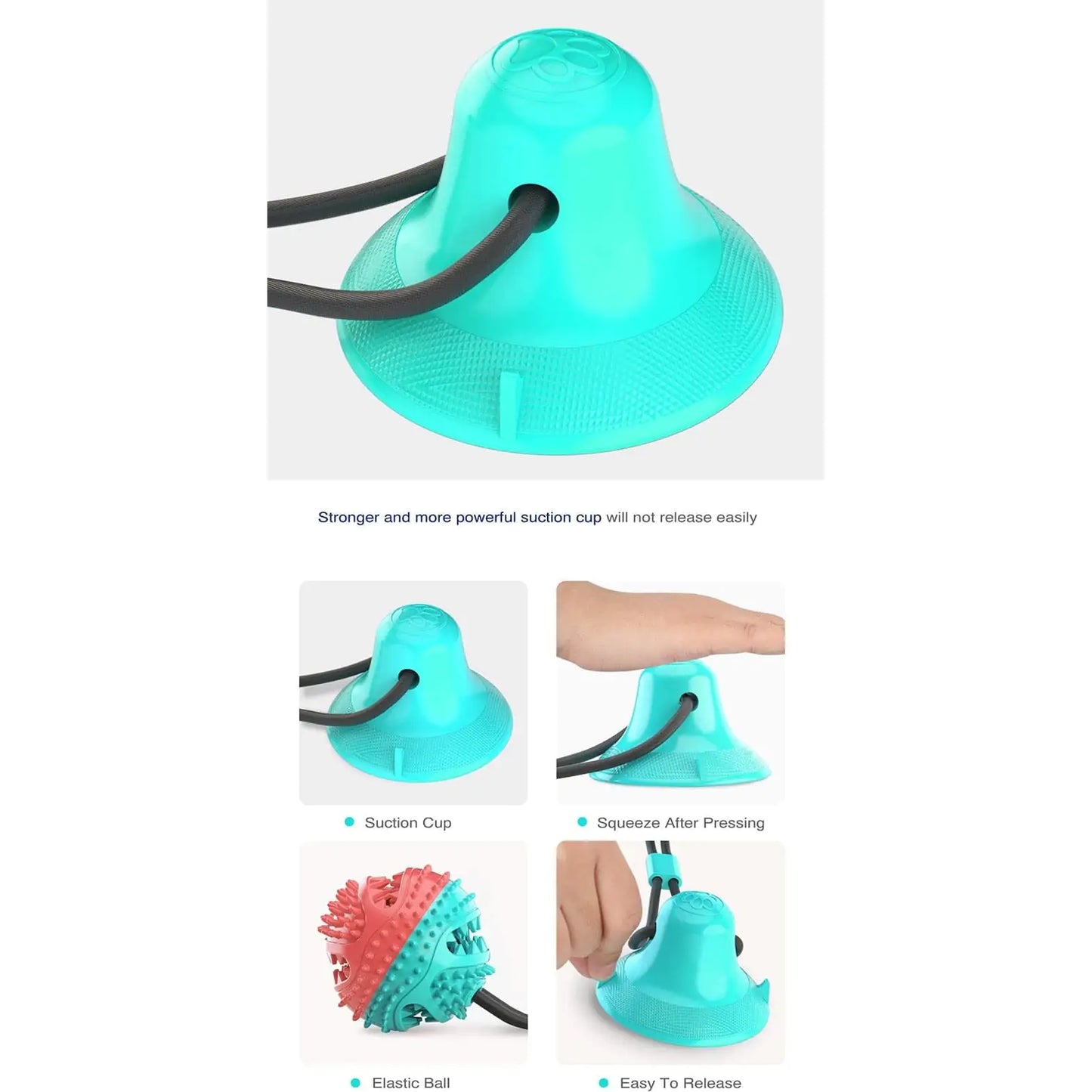 Silicone Suction Cup Dog Toy